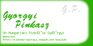 gyorgyi pinkasz business card